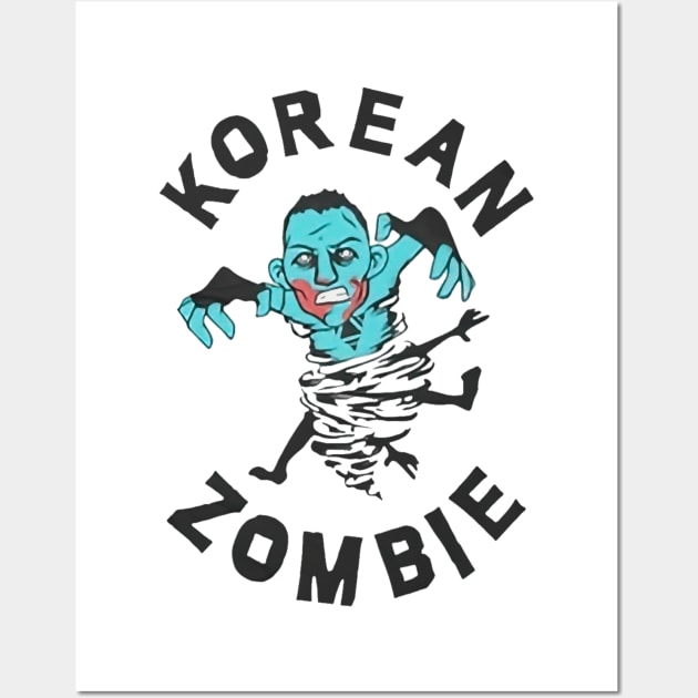 Korean Zombie crazy Wall Art by sabrinasimoss